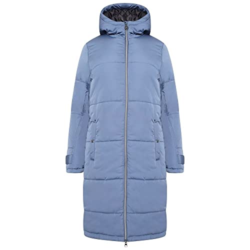 Dare2b Reputable Long II Womens Long Coat Jacket wasserabweisendes recyceltes Material - durchgehender Reißverschluss mit 2 niedrigen Reißverschlusstaschen, Kapuze und verstellbaren Bündchen Dare2b Reputable Long II Womens Long Coat Jacket wasserabweisendes recyceltes Material - durchgehender Reißverschluss mit 2 niedrigen Reißverschlusstaschen, Kapuze und verstellbaren Bündchen von Dare 2b