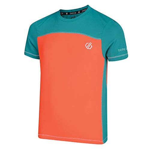 Dare 2b Unisex Kinder Schwimmfähig, leicht, schnell trocknend T-Shirt, Karibikgrün/feurige Koralle, Size 15-16 Dare 2b Unisex Kinder Schwimmfähig, leicht, schnell trocknend T-Shirt, Karibikgrün/feurige Koralle, Size 15-16 von Dare 2b