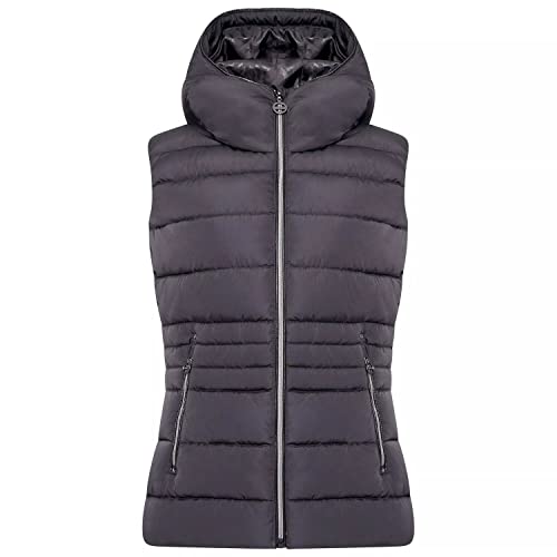 Mens Gilet Bodywarmer Womens Jacket Recycled Water Repellent Finish, wattierte Jacke mit angewachsener Kapuze, durchgehendem Reißverschluss und 2 niedrigen Reißverschlusstaschen Mens Gilet Bodywarmer Womens Jacket Recycled Water Repellent Finish, wattierte Jacke mit angewachsener Kapuze, durchgehendem Reißverschluss und 2 niedrigen Reißverschlusstaschen von Dare2b