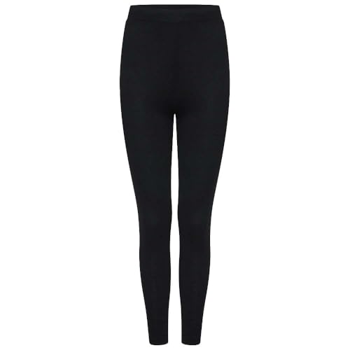 Dare2b Damen Exchange Baselayer Leggings mit fortschrittlicher Q-WIC+-Technologie, perfekt für Wintersport und Outdoor, Schwarz/Grau von Dare2b