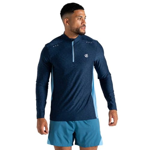 Dare2b Herren-Power-Up-Jersey, Stretch, Midlayer, Blau von Dare2b