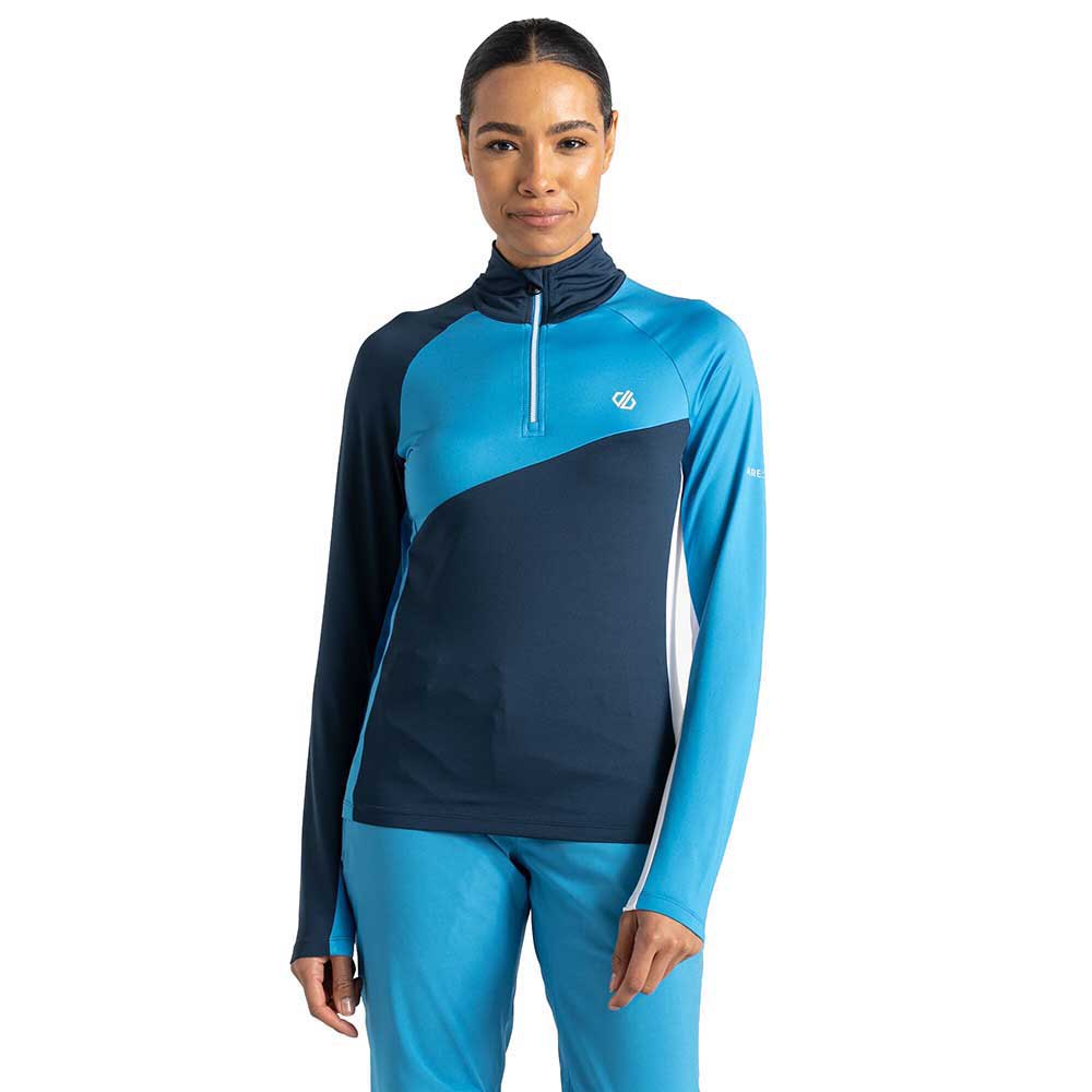 Dare2b Ice Core Half Zip Long Sleeve T-shirt Blau 12 Frau von Dare2b