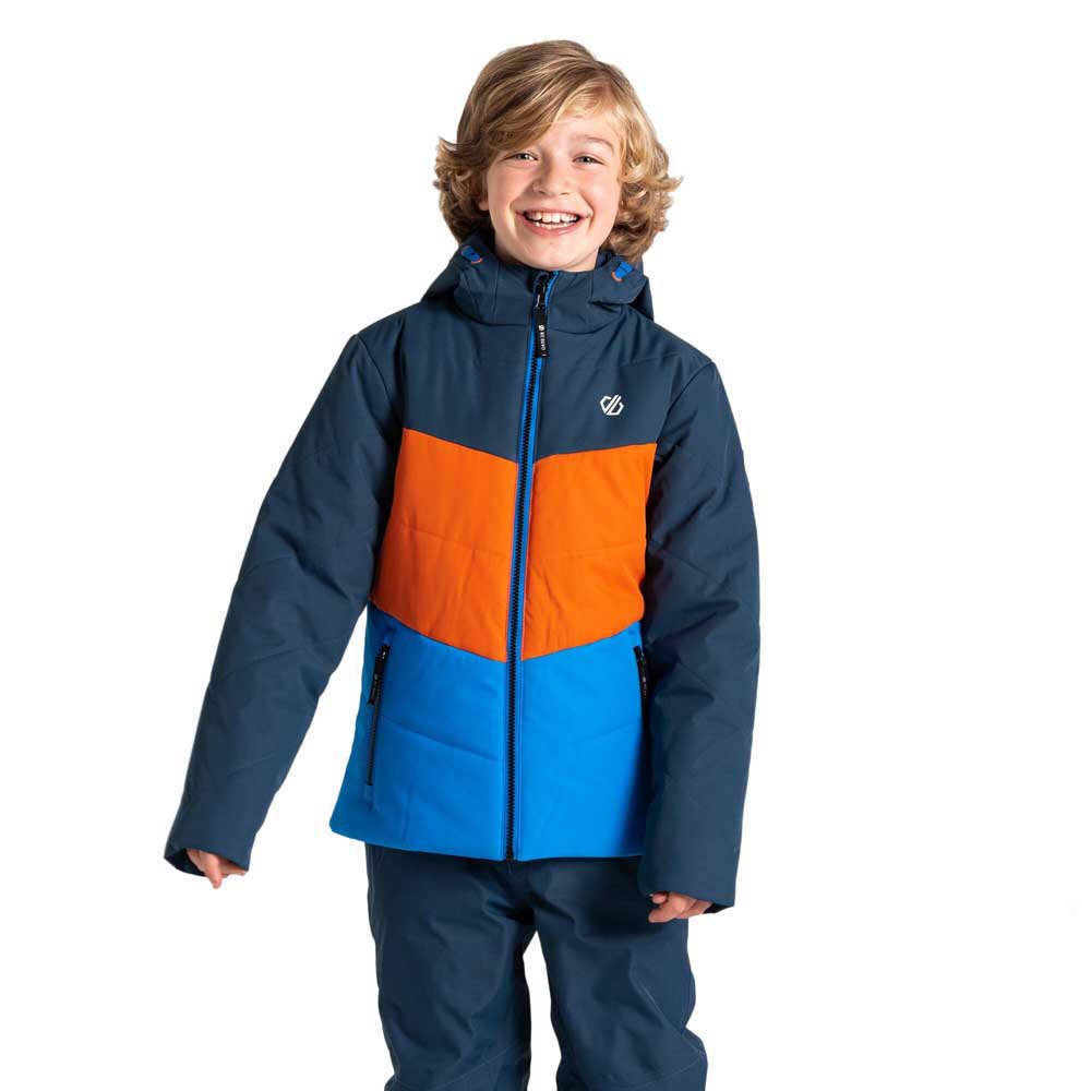 Dare2b Jolly Jacket Orange,Blau 7-8 Years Junge von Dare2b