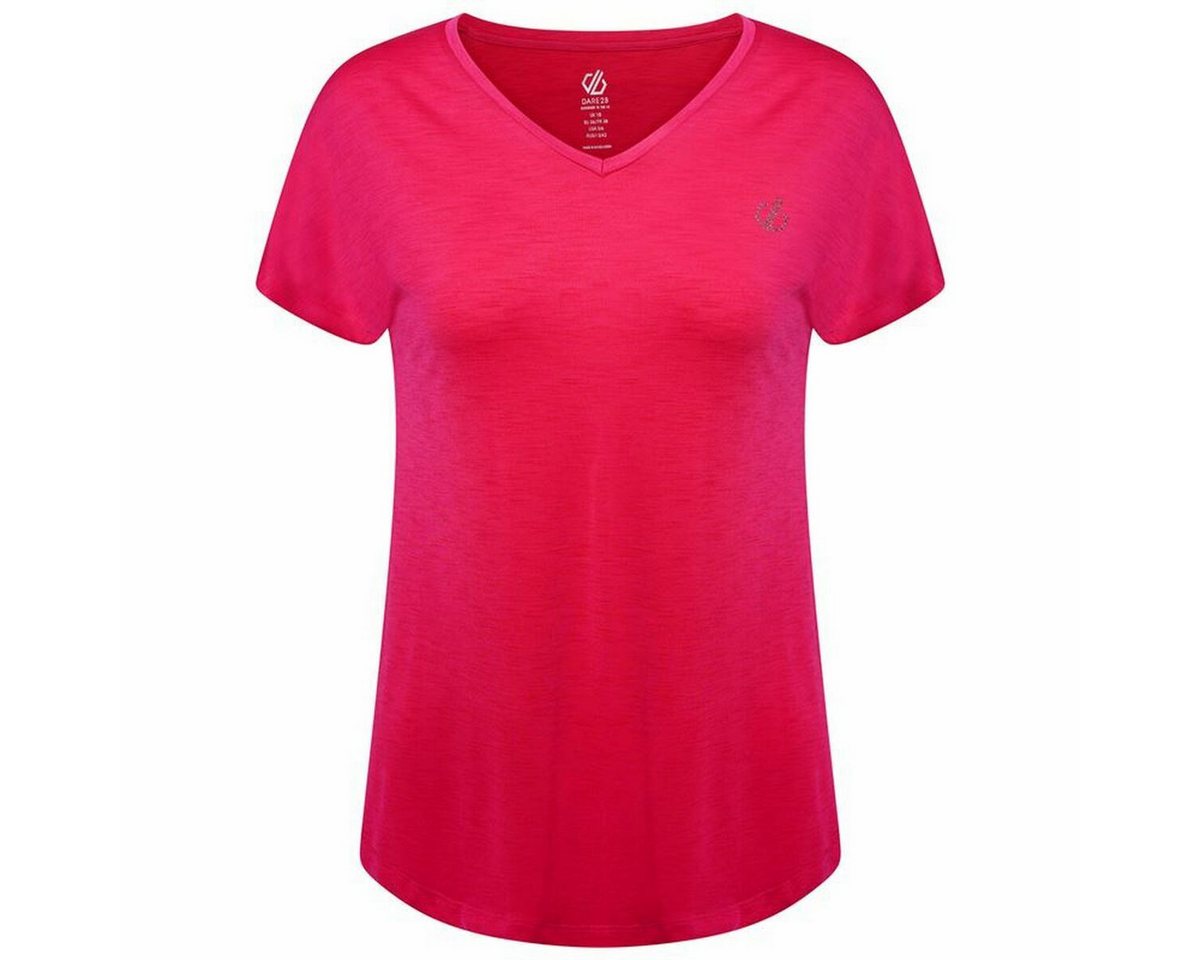 Dare2b T-Shirt Damen Kurzarm-T-Shirt Dare 2b Agleam Rosa von Dare2b