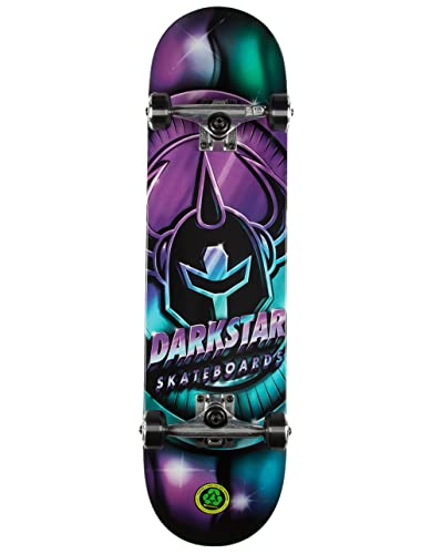 Darkstar Skateboard, komplett eloxiert, Aqua/Violett, 20,3 cm von Darkstar