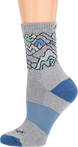 Darn Tough Coolmax Zuni Micro Crew Cushion Sock - Women's Light Gray Large von Darn Tough