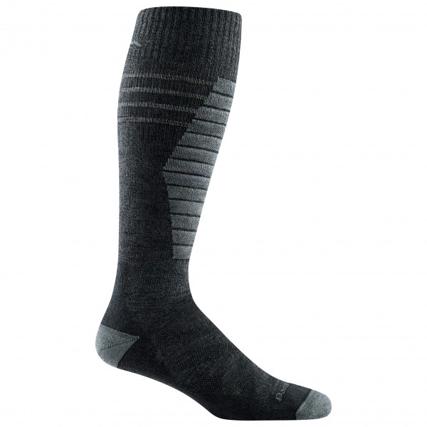 Darn Tough - Edge Over the Calf Midweight Cushion+Padded Shin - Skisocken Gr S schwarz von Darn Tough