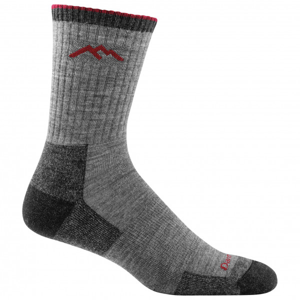 Darn Tough - Hiker Micro Crew Midweight With Cushion - Wandersocken Gr XL grau von Darn Tough