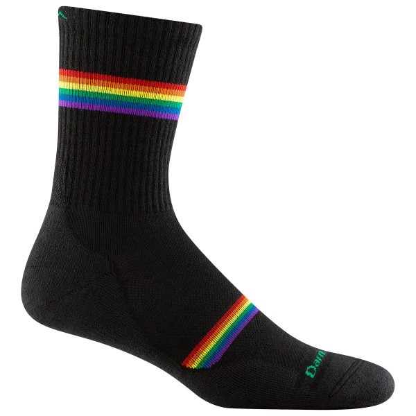 Darn Tough - Prism Crew Lightweight w. Cushion - Laufsocken Gr XL schwarz von Darn Tough