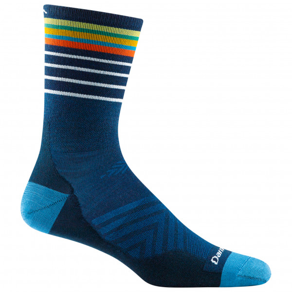 Darn Tough - Stride Micro Crew Ultra-Lightweight - Laufsocken Gr L;XL blau;schwarz von Darn Tough