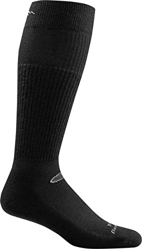 Darn Tough Tactical Mid Calf Light Cushion Sock - Black Large von Darn Tough