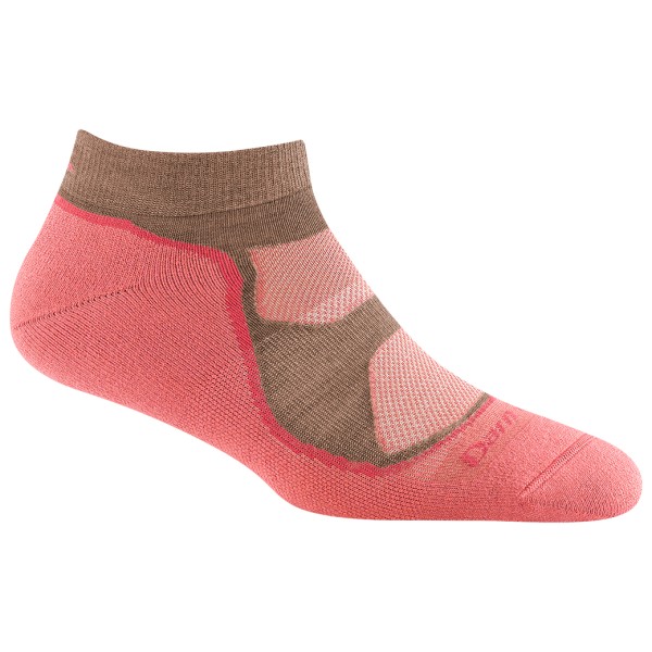 Darn Tough - Women's Light Hiker No Show Lightweight w Cushion - Wandersocken Gr S rosa von Darn Tough