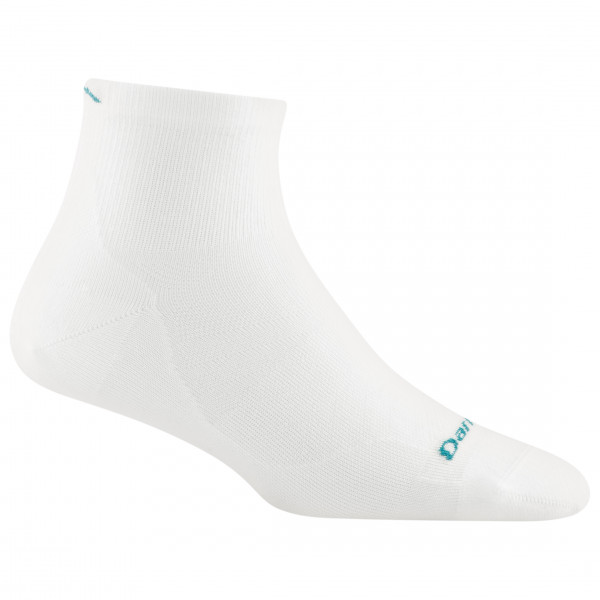 Darn Tough - Women's Run 1/4 Ultra-Lightweight - Laufsocken Gr L weiß von Darn Tough