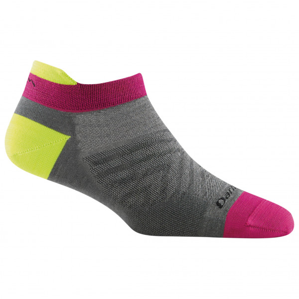 Darn Tough - Women's Run No Show Tab Ultra-Lightweight - Laufsocken Gr L;S lila;schwarz von Darn Tough