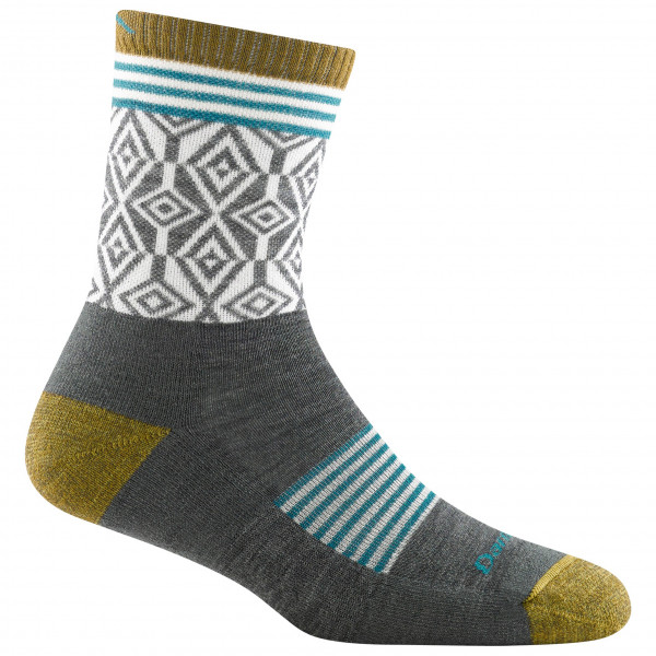 Darn Tough - Women's Sobo Micro Crew Lightweight w/ Cushion - Wandersocken Gr L grau von Darn Tough