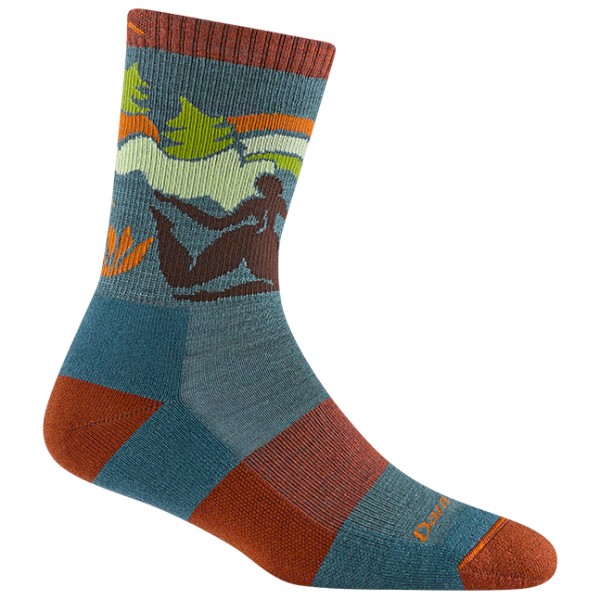 Darn Tough - Women's Trailblazer Micro Crew Lightw. w. Cushion - Wandersocken Gr L bunt von Darn Tough