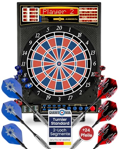 Elektronische Dartscheibe Dartona JX2000 Turnier Pro - | Dartscheibe elektronisch | Turnierscheibe mit 41 Spielen und über 200 Varianten | Sehr gut bei Vergleich.org Elektronische Dartscheibe Dartona JX2000 Turnier Pro - | Dartscheibe elektronisch | Turnierscheibe mit 41 Spielen und über 200 Varianten | Sehr gut bei Vergleich.org von Dartona