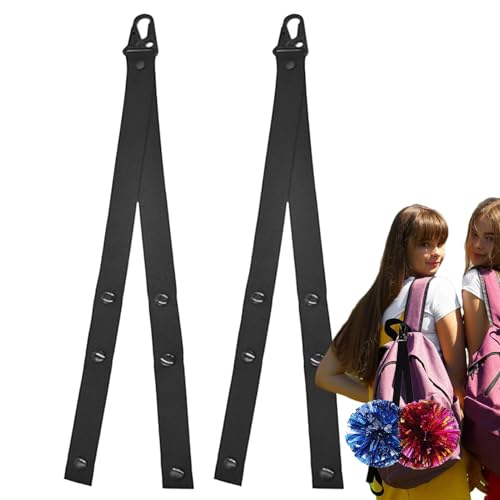 Darwaza Cheerleading-Pom-Pom-Halter, Cheerleading-Pom-Pom-Lanyard | 2X Rucksack Cheer Pompom Strap für Cheerleader,Cheer-Bag-Zubehör für den Pom-Pom-Schutz für Bühnen- und Schulfeiern von Darwaza