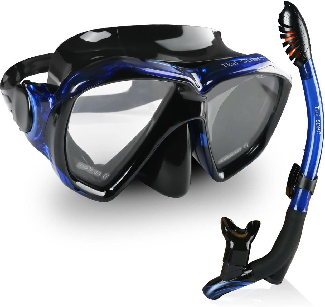Daskoo Schnorchel Taucherbrille Schnorchelset Erwachsene Schnorcheln Set, Anti-Leck & Anti-Fog Tauchmaske Professionelle Schnorchelausrüstung von Daskoo
