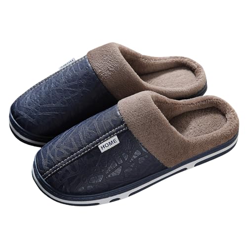 Damen Herren Hausschuhe Warme Flauschige Pantoffeln Slipper Geschlossen Winterschuhe Frauen Bequeme Schlappen Outdoor/Indoor Filzpantoffel Hüttenschuhe Wolkenslipper von Dasongff