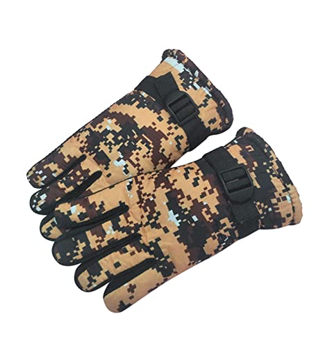 Dasongff Handschuhe FüR Jungen, Handschuhe Kinder Winter, Schneehandschuhe Skihandschuhe FüR MäDchen Jungen Wasserdicht Winddichte Warm Fleece Winterhandschuhe Schnee Fahrradhandschuhe von Dasongff