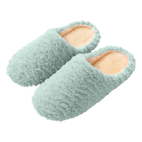 Dasongff Hausschuhe Damen Filz，2024 Warm Pantoffeln Filzhausschuhe Flauschige Pantoletten Frauen rutschfest Schlappen Für Indoor & Outdoor Winter Filzpantoffel Hüttenschuhe Wolkenslipper von Dasongff