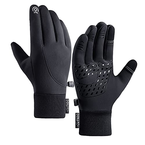 Dasongff Thermo Handschuhe Wasserdicht Winterhandschuhe Wasserdicht Unisex Warm Laufhandschuhe Touchscreen Casual Fahrradhandschuhe Freizeit Skihandschuhe Einfarbig Thermohandschuhe Reithandschuhe von Dasongff