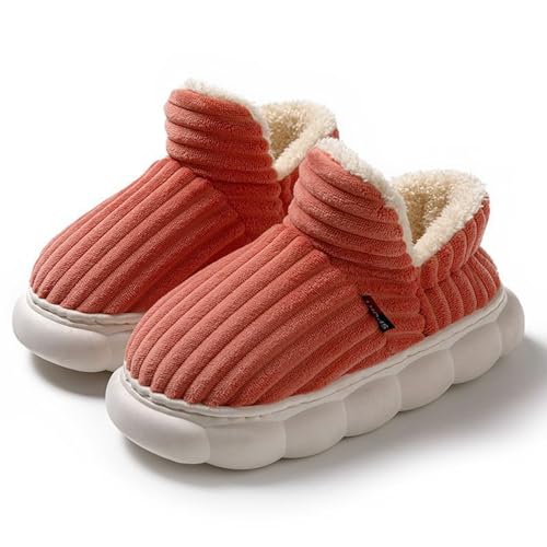 Hausschuhe Damen Winter Plüsch Pantoffeln Warme Flauschige Pantoffeln Hauslatschen Gefütterte Hauspantoffeln Frauen Bequeme Schlappen Für Indoor & Outdoor Winter von Dasongff