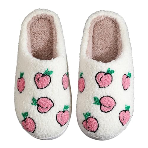 Hausschuhe Damen Winter Warm，2024 Warm Pantoffeln Slipper Komfortabel Filzpantoffeln Frauen rutschfest Schlappen Outdoor/Indoor Filzpantoffel Hüttenschuhe Wolkenslipper von Dasongff