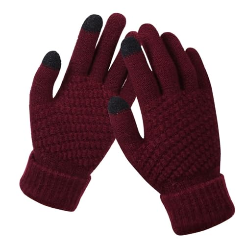 Thermo Handschuhe Herren Winterhandschuhe Herren Unisex Warm Laufhandschuhe Thermo Touchscreen Fahrradhandschuhe Leichte Skihandschuhe Thermal Thermohandschuhe Für Fahrrad Ski Arbeitslaufen Outdoor von Dasongff