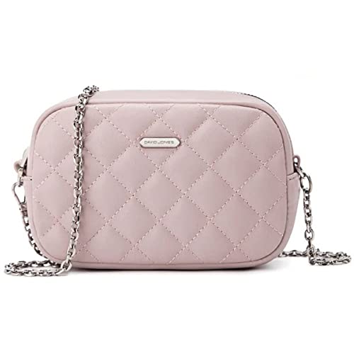 David Jones - Dämen Kleine Umhängetasche - Frau Mini Handtasche PU Leder - Handy Tasche Multi Taschen Reißverschluss - Kette Crossbody Bag Viele Fächer - Abendtasche Clutch Party Elegant Rosa David Jones - Dämen Kleine Umhängetasche - Frau Mini Handtasche PU Leder - Handy Tasche Multi Taschen Reißverschluss - Kette Crossbody Bag Viele Fächer - Abendtasche Clutch Party Elegant Rosa von David Jones