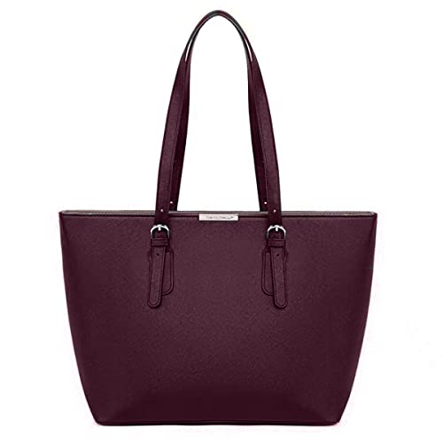 David Jones - Damen Shopper Handtasche - Frau Henkeltasche Große Tote PU Leder - Tasche Schultertasche Büro Schule Einkauf Shopping Bag - Large Aktentasche Arbeitstasche A4 Laptop Elegant Bordeaux Rot David Jones - Damen Shopper Handtasche - Frau Henkeltasche Große Tote PU Leder - Tasche Schultertasche Büro Schule Einkauf Shopping Bag - Large Aktentasche Arbeitstasche A4 Laptop Elegant Bordeaux Rot von David Jones