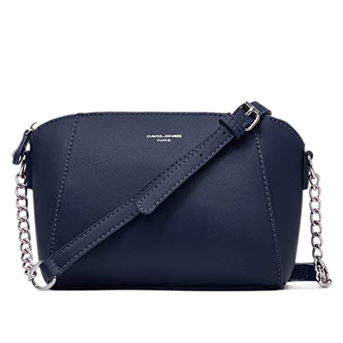 David Jones - Damen Kleine Umhängetasche - Frauen Handtasche Klein PU Leder - Schultertasche Crossbody Bag - Kette Tasche - Abendtasche Clutch Pochette Party Handy Alltag Mode Elegante - Dunkelblau David Jones - Damen Kleine Umhängetasche - Frauen Handtasche Klein PU Leder - Schultertasche Crossbody Bag - Kette Tasche - Abendtasche Clutch Pochette Party Handy Alltag Mode Elegante - Dunkelblau von David Jones
