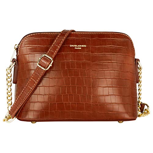 David Jones - Damen Krokodil Umhängetasche - Frau Kroko PU Leder Kleine Handtasche - Kette Tasche Schultertasche Abendtasche - Crossbody Bag Zip Reißverschluss - Handy City Party Clutch Mode - Braun David Jones - Damen Krokodil Umhängetasche - Frau Kroko PU Leder Kleine Handtasche - Kette Tasche Schultertasche Abendtasche - Crossbody Bag Zip Reißverschluss - Handy City Party Clutch Mode - Braun von David Jones