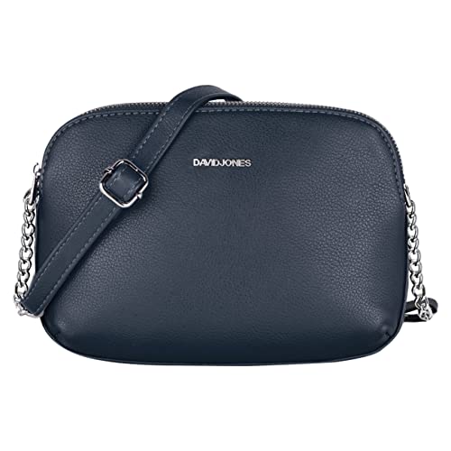 David Jones - Damen Mittelgroße Umhängetasche Viele Fächer - Frau Kleine Schultertasche Zip Reißverschluss PU Leder - Multi Taschen Handtasche - Messenger Crossbody Bag Handy Praktisch Mode - Blau David Jones - Damen Mittelgroße Umhängetasche Viele Fächer - Frau Kleine Schultertasche Zip Reißverschluss PU Leder - Multi Taschen Handtasche - Messenger Crossbody Bag Handy Praktisch Mode - Blau von David Jones