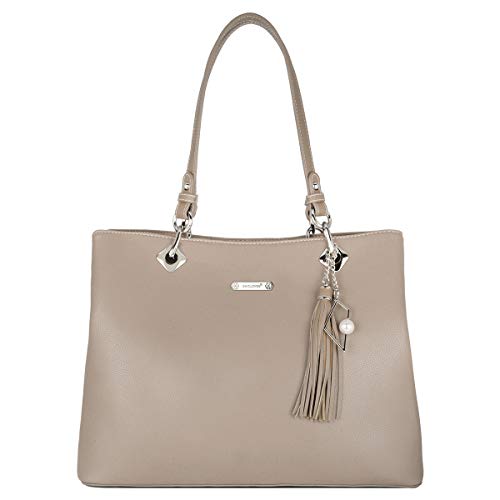 David Jones - Damen Schultertasche Weiche PU Leder - Frauen Große Tote Shopper Bag Lange Henkel - Handtasche Henkeltasche Tragetasche Elegante Arbeit City Alltags Shopping Reise Mode - Beige David Jones - Damen Schultertasche Weiche PU Leder - Frauen Große Tote Shopper Bag Lange Henkel - Handtasche Henkeltasche Tragetasche Elegante Arbeit City Alltags Shopping Reise Mode - Beige von David Jones