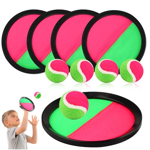 Dawumin Klett-Ballspiel, 4 Paddel und 4 Bälle, Dawumin Klett-Ballspiel, 4 Paddel und 4 Bälle, von Dawumin