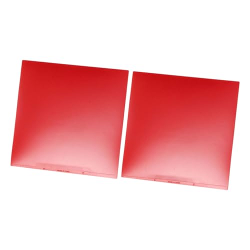 Dawutocap 2Pcs PingPong Gummi Schwamm 2 2mm Tischtennis Schläger Ersatz Gummi Blatt PingPong Blatt Gummi Einfach Zu Bedienen von Dawutocap