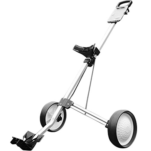 Dbtxwd 2 Rad Golf Pull Trolley, Ultrakompakter, Leichter Trolley Robuster Wagen Caddy Pull Cart Faltbare Golfwagen Eine Sekunde Zum Öffnen Und Schließen Dbtxwd 2 Rad Golf Pull Trolley, Ultrakompakter, Leichter Trolley Robuster Wagen Caddy Pull Cart Faltbare Golfwagen Eine Sekunde Zum Öffnen Und Schließen von Dbtxwd