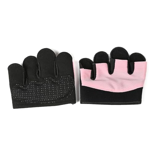 Dcaknri 2 x Silikon-Handschuhe mit vier Fingern, Trainingshandschuhe, Gewichtheberhandschuhe für Männer und Frauen von Dcaknri