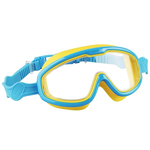 Dcaknri Kinder-Schwimmbrille für Jungen und Mädchen, mit Anti-Beschlag-Gläsern, für 8–13 Jahre alte Kinder von Dcaknri