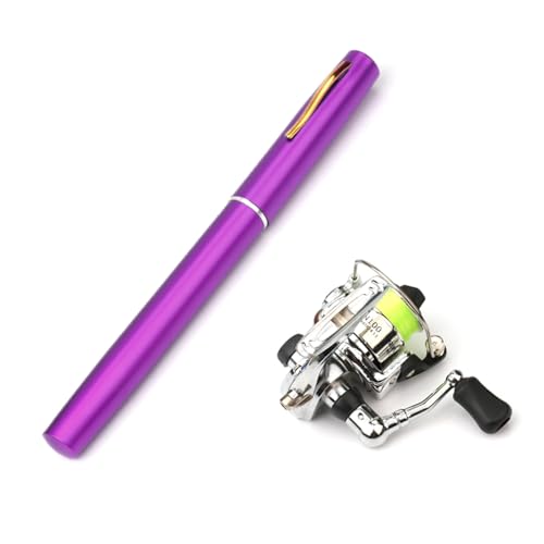 Dcaknri Pocket Fishing Rod Pen Fishing Rod Teleskop Fishing Rod With Reel Fishing Rod Reel Combo Set von Dcaknri