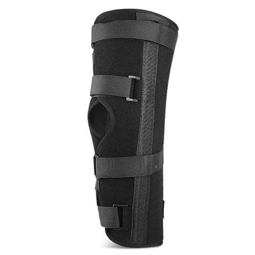 Dcaknri Verstellbare Knie-Wegfahrsperre mit 4 Aluminiumplatten, 50,1 cm / 57,1 cm lang, Knie-Wegfahrsperre, volle Beinstütze Dcaknri Verstellbare Knie-Wegfahrsperre mit 4 Aluminiumplatten, 50,1 cm / 57,1 cm lang, Knie-Wegfahrsperre, volle Beinstütze von Dcaknri