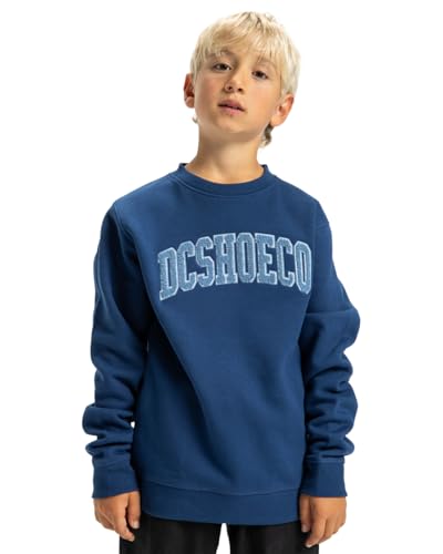 Dcshoes Varsity Crew Fleecepullover für Jungen, Blau, 8/XS von Dcshoes