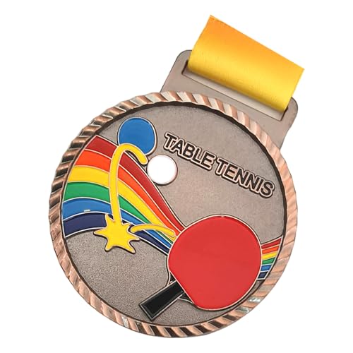 Ddujbtp Gewinnermedaillen für Kinder, Teenager, Veranstaltungen, Klassenzimmer, Büro und Sport, Metall, Gold, Silber, Bronze, Auszeichnungsmedaillen mit Band von Ddujbtp