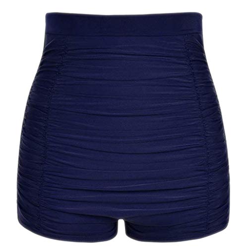 Badehose Damen High Waist - Bikinihose Damen Badeshorts Sexy Bikini Hose Damen Tankini Shorts Große Größen Plissiert Boxershorts Sport Strand Schwimmen Stretch Bikini Bottom Bikinislip Taillenslips von DeaAmyGline