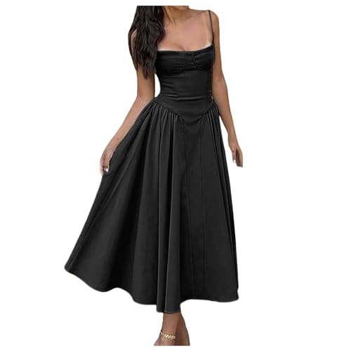 DeaAmyGline Abendkleid Damen Lang Trägerkleid Sexy Sommerkleid Lang Low Cut Spaghettiträger Kleider Elegant Festlich Swing Maxikleid Abendkleider Cocktailkleid Partykleid Freizeitkleid für Fauen DeaAmyGline Abendkleid Damen Lang Trägerkleid Sexy Sommerkleid Lang Low Cut Spaghettiträger Kleider Elegant Festlich Swing Maxikleid Abendkleider Cocktailkleid Partykleid Freizeitkleid für Fauen von DeaAmyGline