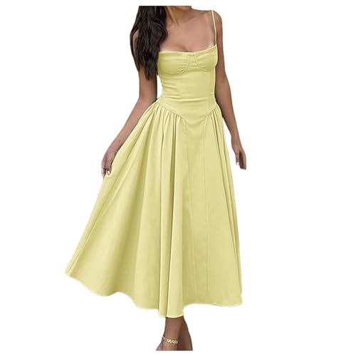 DeaAmyGline Abendkleid Damen Lang Trägerkleid Sexy Sommerkleid Lang Low Cut Spaghettiträger Kleider Elegant Festlich Swing Maxikleid Abendkleider Cocktailkleid Partykleid Freizeitkleid für Fauen DeaAmyGline Abendkleid Damen Lang Trägerkleid Sexy Sommerkleid Lang Low Cut Spaghettiträger Kleider Elegant Festlich Swing Maxikleid Abendkleider Cocktailkleid Partykleid Freizeitkleid für Fauen von DeaAmyGline