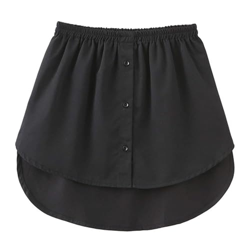 DeaAmyGline Blusenrock Damen Bluse Rock Verlängerung, Hemdverlängerung Damen Mini Unterrock mit Knöpfen Unterzieh Bluserock Hemd Rock Blusenverlängerung Shirt Extender DeaAmyGline Blusenrock Damen Bluse Rock Verlängerung, Hemdverlängerung Damen Mini Unterrock mit Knöpfen Unterzieh Bluserock Hemd Rock Blusenverlängerung Shirt Extender von DeaAmyGline