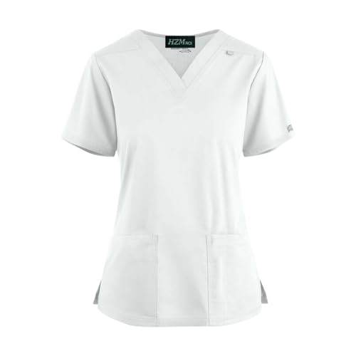 DeaAmyGline Kasacks Damen Pflege Schlupfkasack Kurzarm Kasack Berufskleidung T Shirt V Ausschnitt mit Taschen Krankenpflege Altenpflege Pflegekasack OP-Kasack Hosen-Kasack Schlupf-Kasack DeaAmyGline Kasacks Damen Pflege Schlupfkasack Kurzarm Kasack Berufskleidung T Shirt V Ausschnitt mit Taschen Krankenpflege Altenpflege Pflegekasack OP-Kasack Hosen-Kasack Schlupf-Kasack von DeaAmyGline